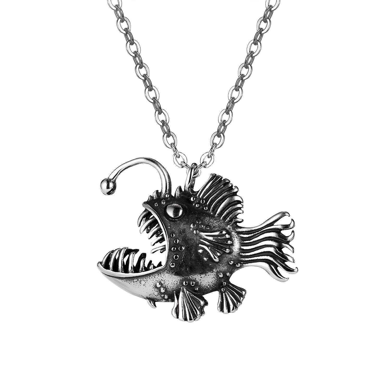 Classic retro necklace hip-hop style stainless steel