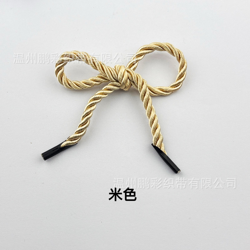Cuerda de 3 Cabos para Bolsa de 4 mm de Poliéster y TPU para Bolsas de Regalo y Papel