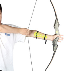 跨境新款 SPG射箭護臂 TPE材質鬆緊可調反曲美獵弓箭護具多色可選