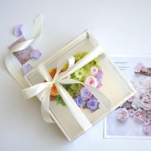 永生花玫瑰花弗洛伊德亚克力成品生日礼物情人节七夕礼盒批发花束