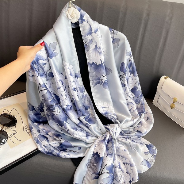 Summer silk beach cloak