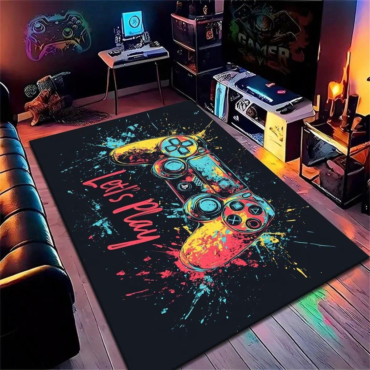 New diatomite gaming anti-slip cuttable carpet mat for entryway and bedroom use