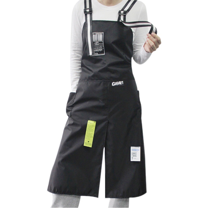 Delantal 2022 nueva celebridad en línea marca de moda coreana impermeable alto sentido cafetería peluquería floral Ropa Trabajo