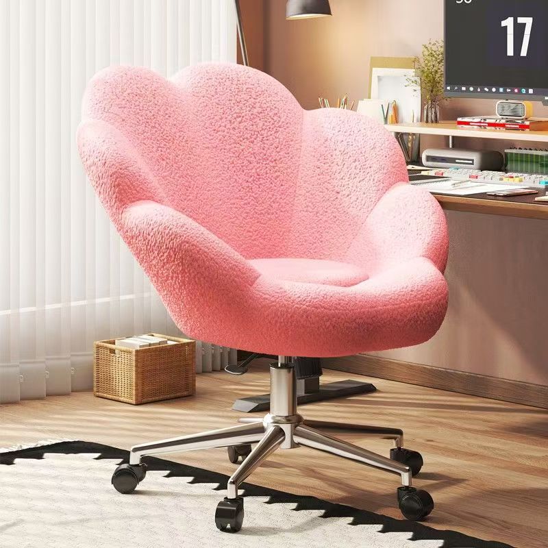 X锐1 Computer Chair Light Luxury Home Office Chair Comfortable Sedentary Bedroom Girls Makeup Chair Study Desk Chair Back