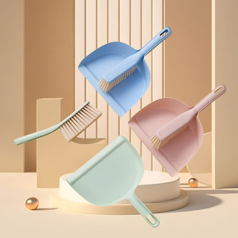 Exquisite Household Bedroom Living Room Outdoor Dustpan Cleaning Brush Set Series Bed Desk Dust Brush