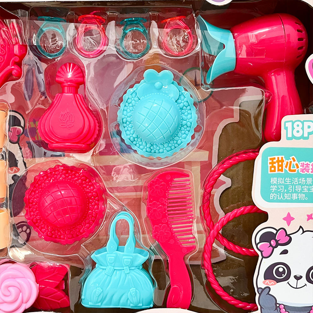 Niñas beber agua para vestir joyas de vestuario para el hogar juego de juguetes instituciones de entrenamiento de puntos de intercambio de regalos al por mayor