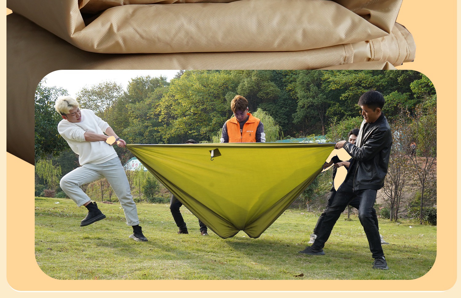 Four-Legged Rainproof Tent, Four-Corner Foldableing Awning, Outdoor Sun Umbrella, Retractable Transparent Canopy for Stall Use