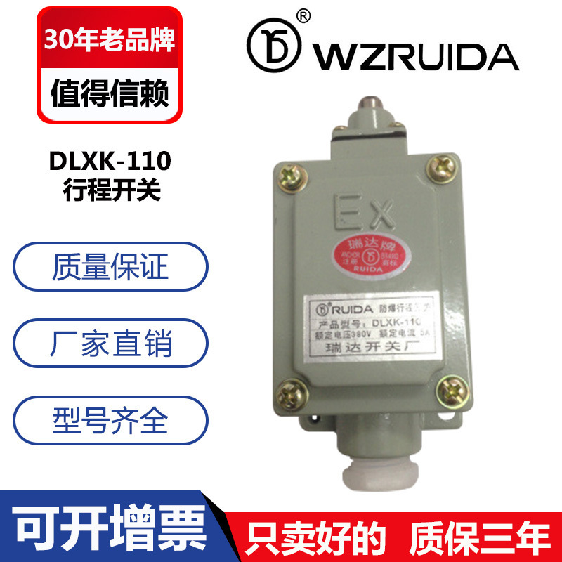 防爆行程开关 DLXK-110 防爆开关 银触点