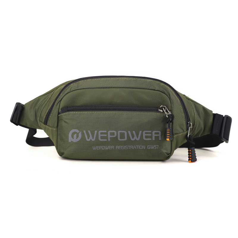 WEPOWER nuevo tipo de bolso de cintura para hombres, bolso de hombro para viajes deportivos al aire libre, bolso de pecho multifuncional para montar