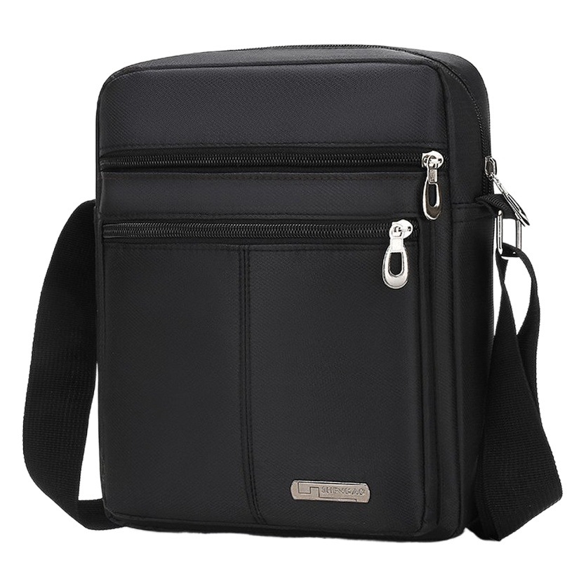 Cross-border new casual men's bag large messenger bag shoulder bag foreign trade company generation vertical commuter Oxford cloth bag