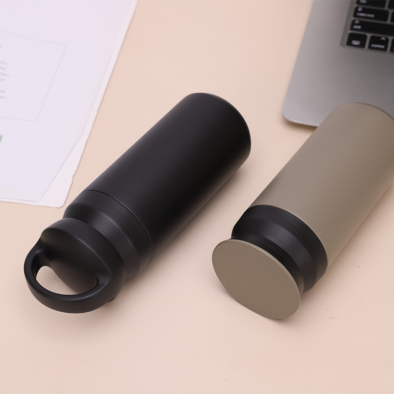 Comercio exterior nuevo 304 taza de café de acero inoxidable elemento japonés portátil taza de regalo de doble cubierta taza portátil al aire libre