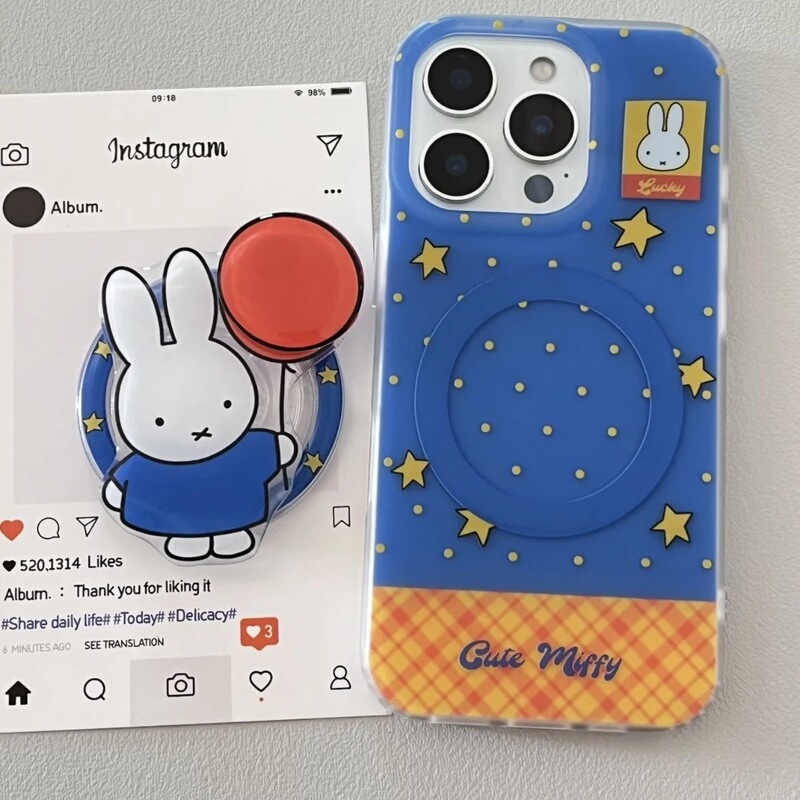 Miffy is suitable for Samsung s23fe phone case s25ultra/s24plus/s21 dual-layer imda52/a56a06 Miffy is suitable for Samsung s23fe phone case s25ultra/s24plus/s21 dual-layer imda52/a56a06