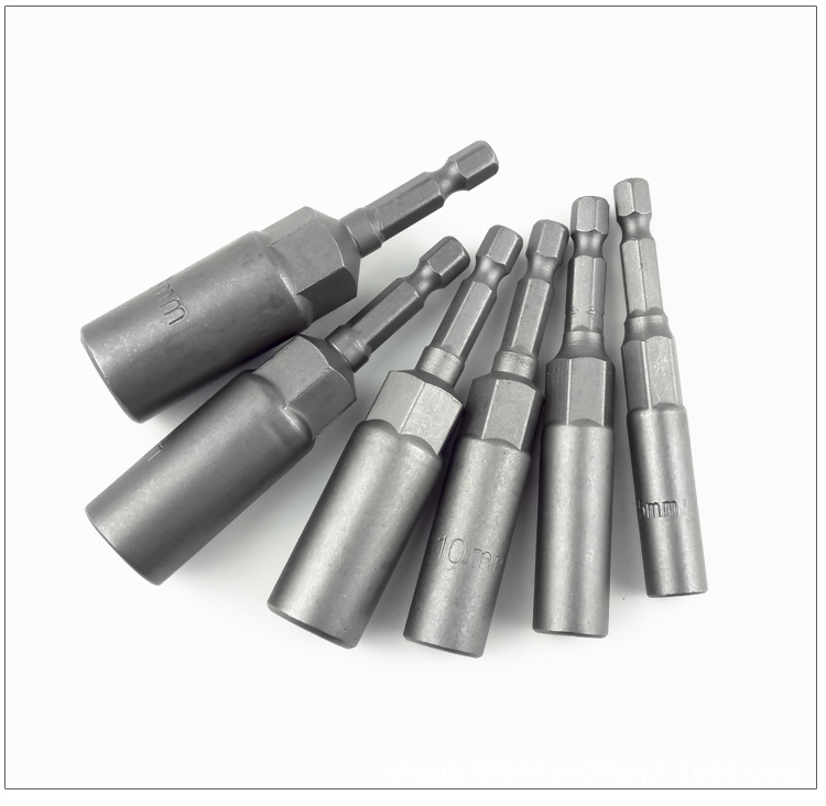 Taladro eléctrico hexagonal destornillador de aire manga profundización tornillo neumático cabeza hexagonal destornillador eléctrico tuerca cabeza