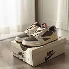 Putian Chunyuan AJ1 Barb Low-top Fujiwara TS Joint Lightning Basket Shoes Black Samurai Men's and Women's Casual sneaker