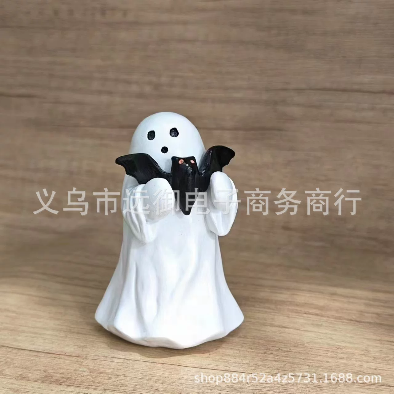 [跨境新品万圣节可爱白幽灵派对装饰庭院摆件书房装饰工艺品小摆件]