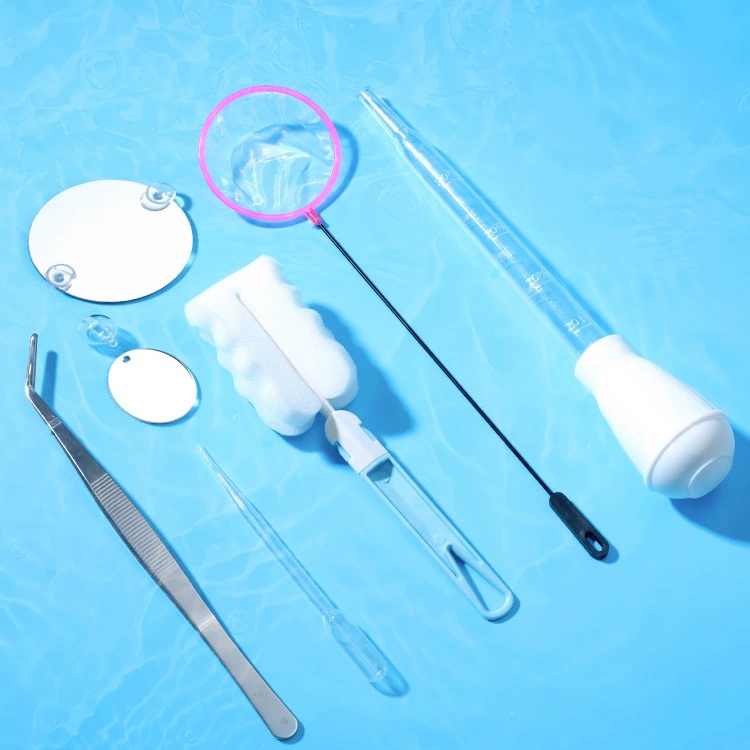 Маленький аквариум, смена воды, чистка рыбных калов, инструмент для чистки, щетка, устройство для всасывания фекалий, сифон, всасывающая трубка