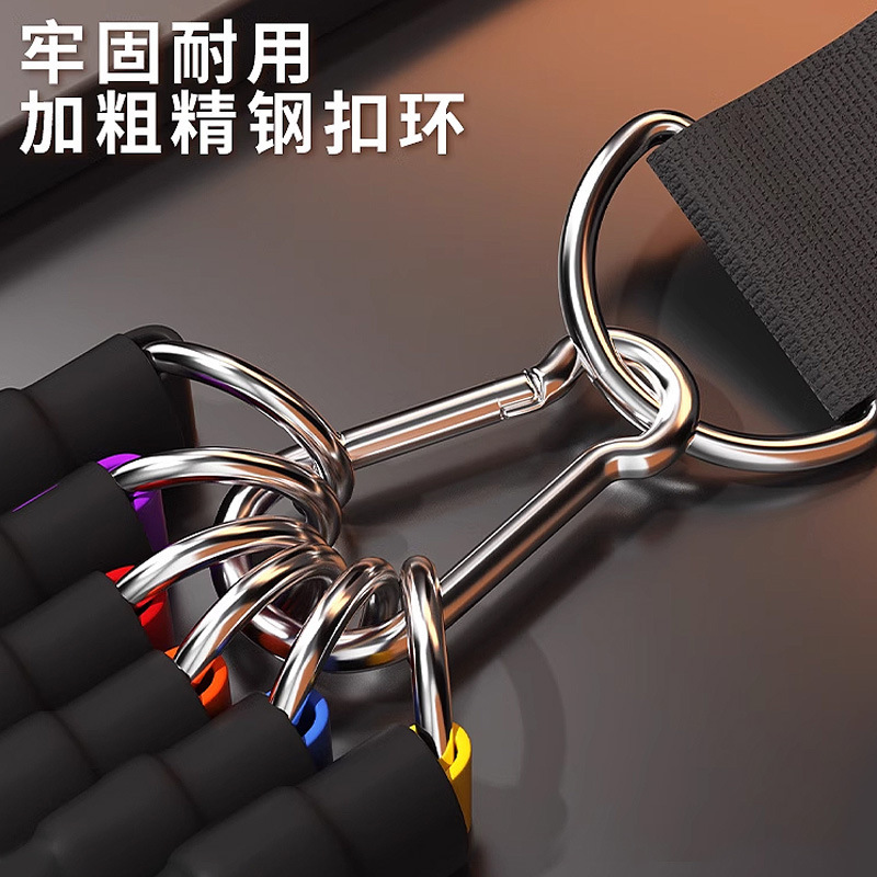 跨境拉力绳健身男弹力带弹力绳阻力带拉力器练背力量胸肌训练器材|undefined