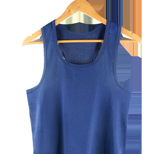 Men's Vest Cotton Breathable Slim-fit Youth Sports Base Hurdle I-shape Loose Summer Trendy Sling Undershirt