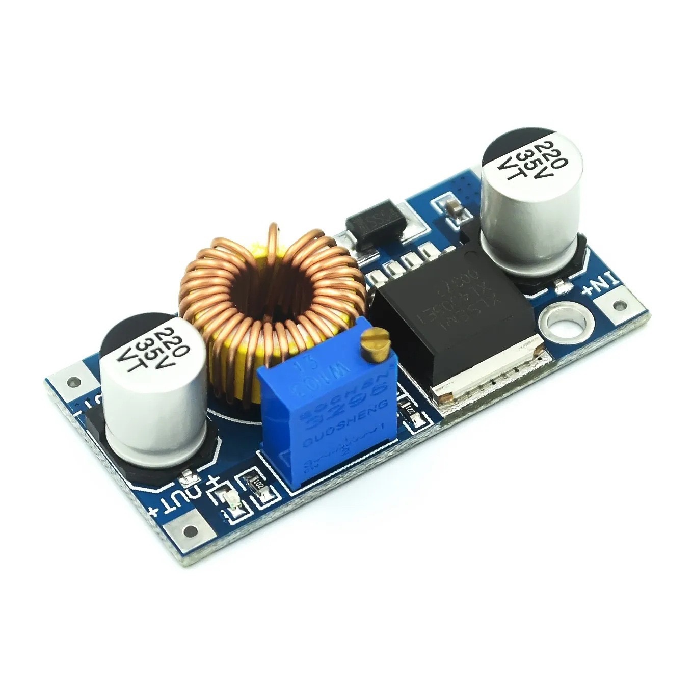 Step-Down Power Supply Module 5A Xl4005 4015 Dc-Dc Output Adjustable Far Beyond 2596