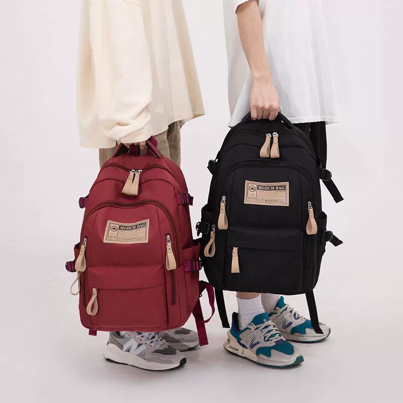 Capacious backpack lightweight, for students