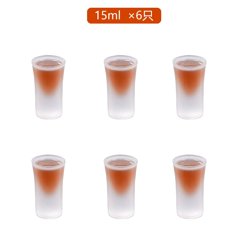 Glass shot glass, cocktail wineglass