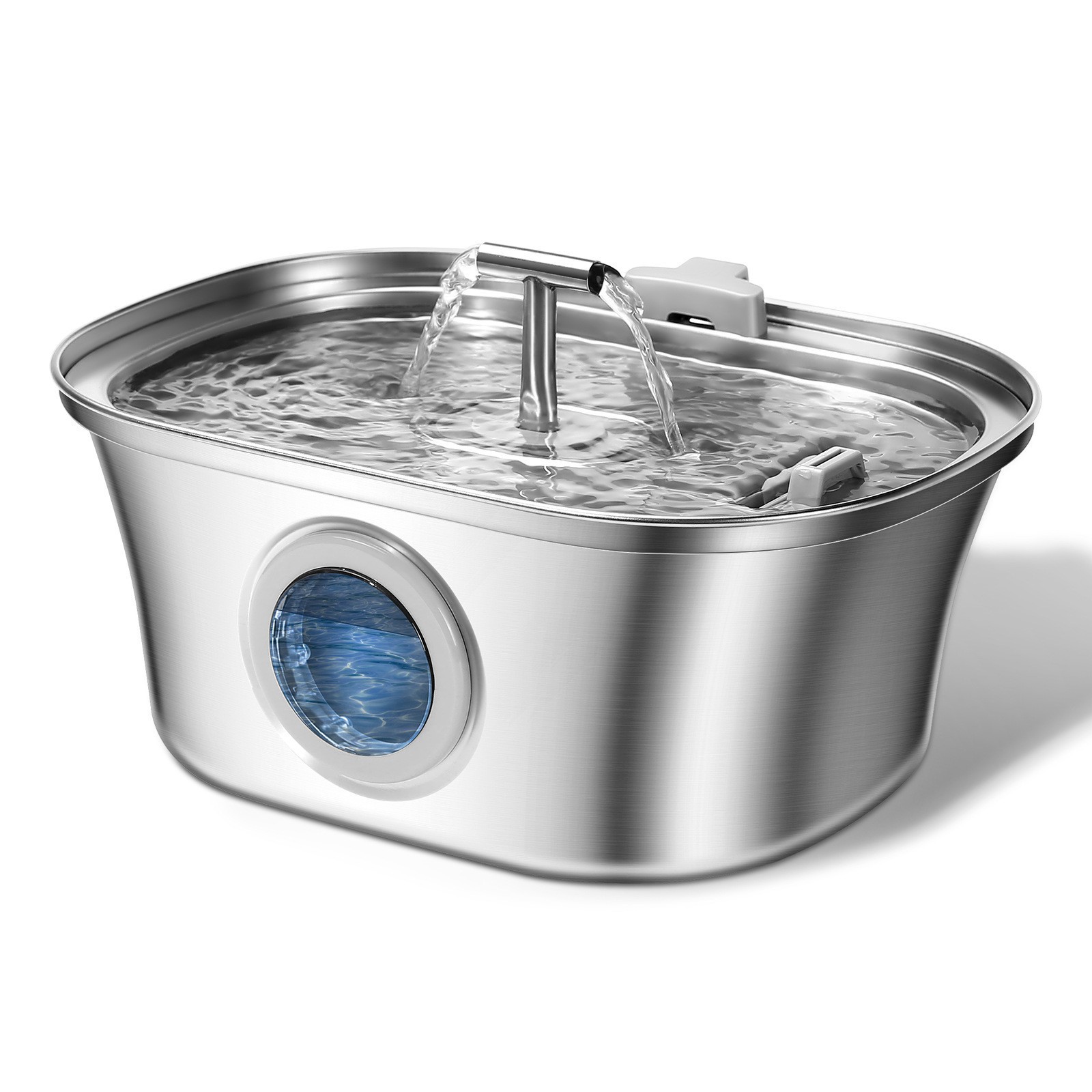 Fábrica directa de gatos de acero inoxidable alimentador de agua inteligente para mascotas filtración automática circulación de agua viva beber agua