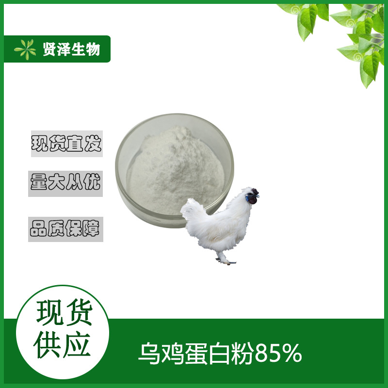 乌鸡蛋白粉85%  乌鸡提取物  乌鸡冻干粉 厂家现货  贤泽生物