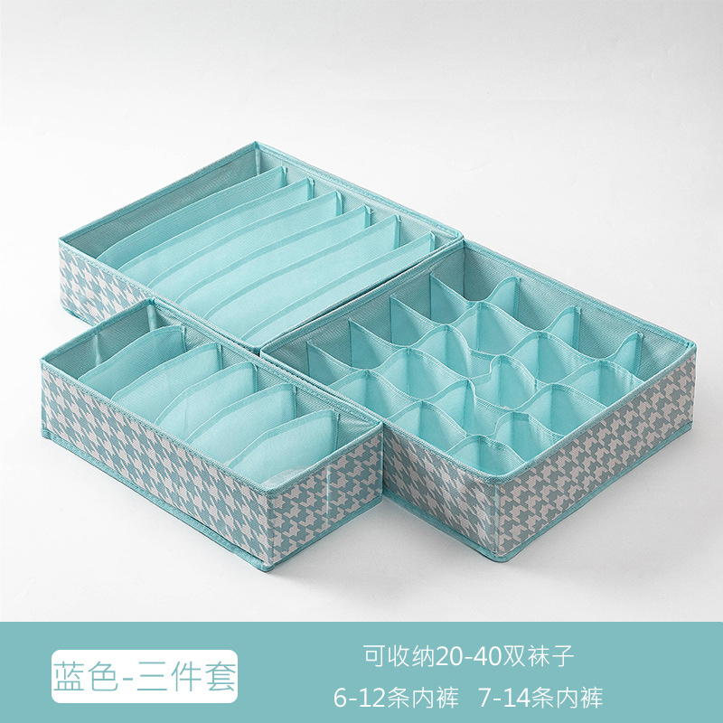 Conjunto de tres piezas azul