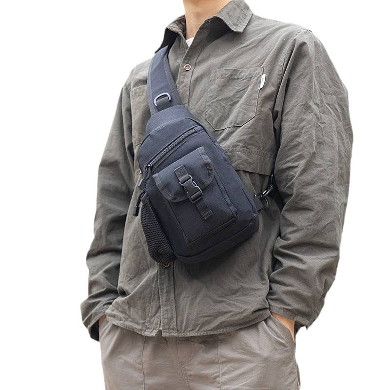 Fabricante al por mayor bolso de pecho deportivo al aire libre camping camping hiking bolso de pecho camuflado militar