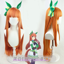 【自由人】赛马娘Pretty Derby无声铃鹿cos假发头饰道具
