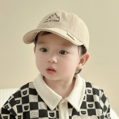 秋南 寶寶帽子春秋2024新款男童女童ins百搭防曬嬰兒鴨舌帽遮陽帽