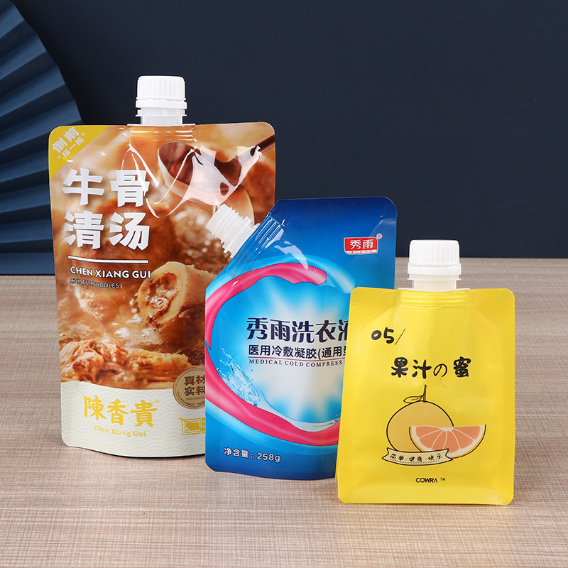 Customized Special-Shaped Spout Bags, Self-Standing Eight-Side Sealing Bags, Self-Sealing Aluminum Foil Bags, Vacuum Color-Printed Composite Material Soft Packaging Bags Customized Special-Shaped Spout Bags, Self-Standing Eight-Side Sealing Bags, Self-Sealing Aluminum Foil Bags, Vacuum Color-Printed Composite Material Soft Packaging Bags