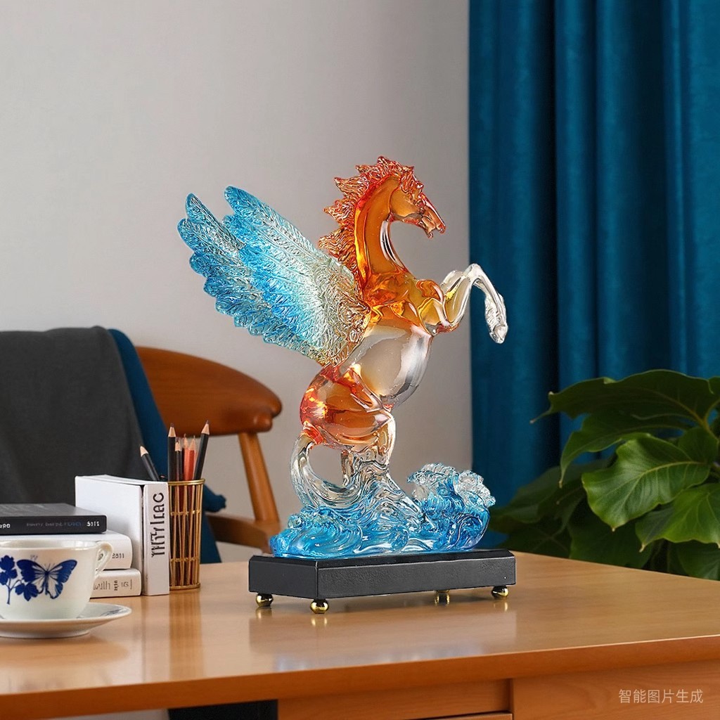 Horse Ornaments for Success, Classy Leadership Office Entrance Decorations, Horse Zodiac Opening Housewarming Gifts
