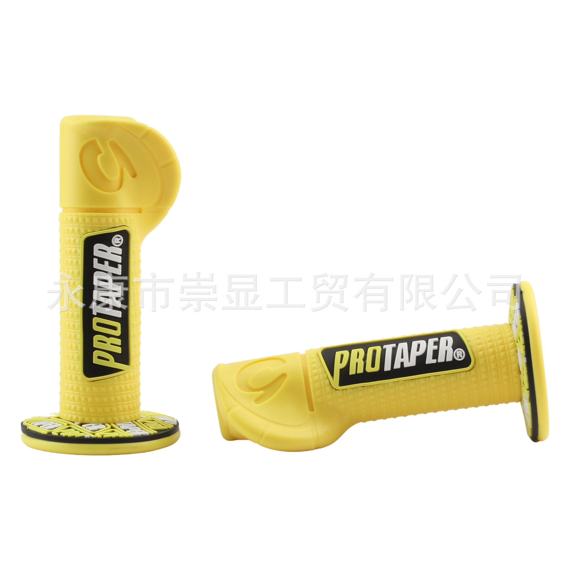 Motorcycle Electric Scooter Pro Handlebar Grips Universal Dual-Color Rubber Anti-Slip Handlebar Grips Throttle Assist Twist Grip Modification
