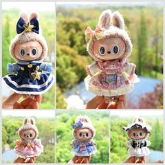 服のみ】17cmストラップ布着着着春夏スタイルワンピースセットlabubu子供服スカート萌え