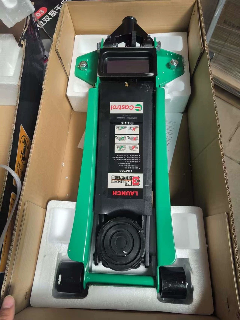 Launch Lh2203/2303 3t Floor Jack Dual-Pump High/Low Horizontal Type 0kg Ton