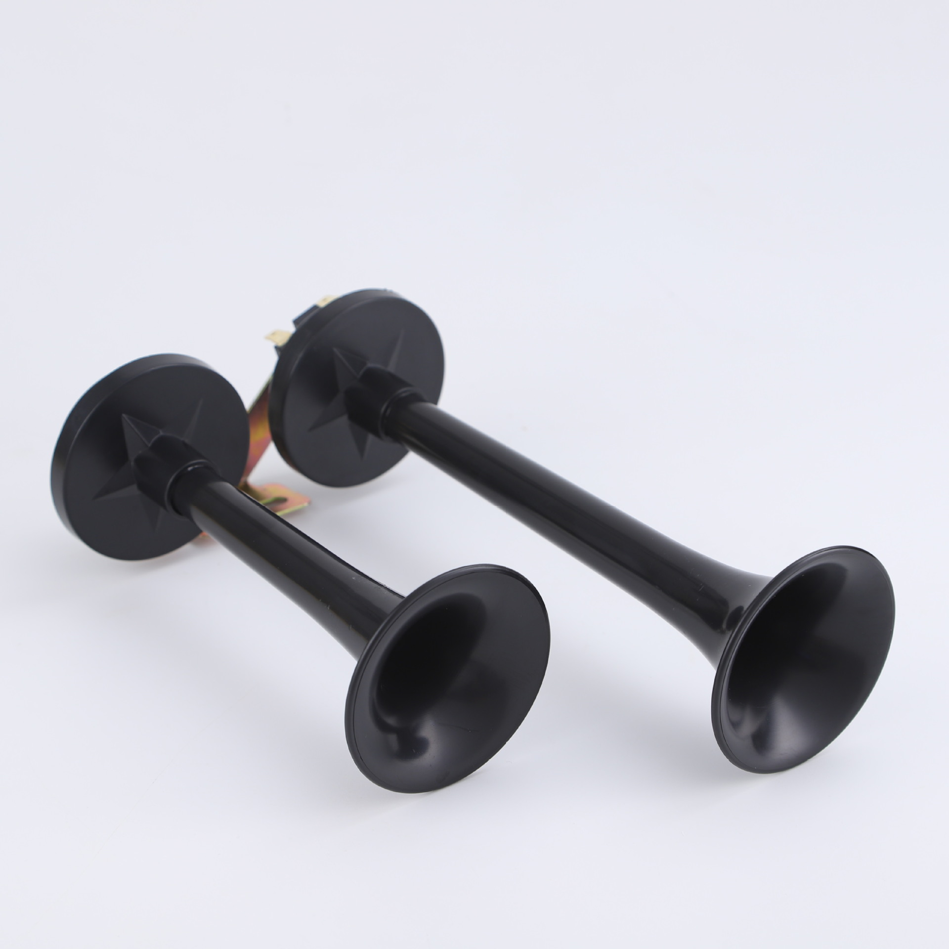 Electric horn, car horn, 12v super loud modified horn for large trucks, 24v motorcycle and electric vehicle horn, others