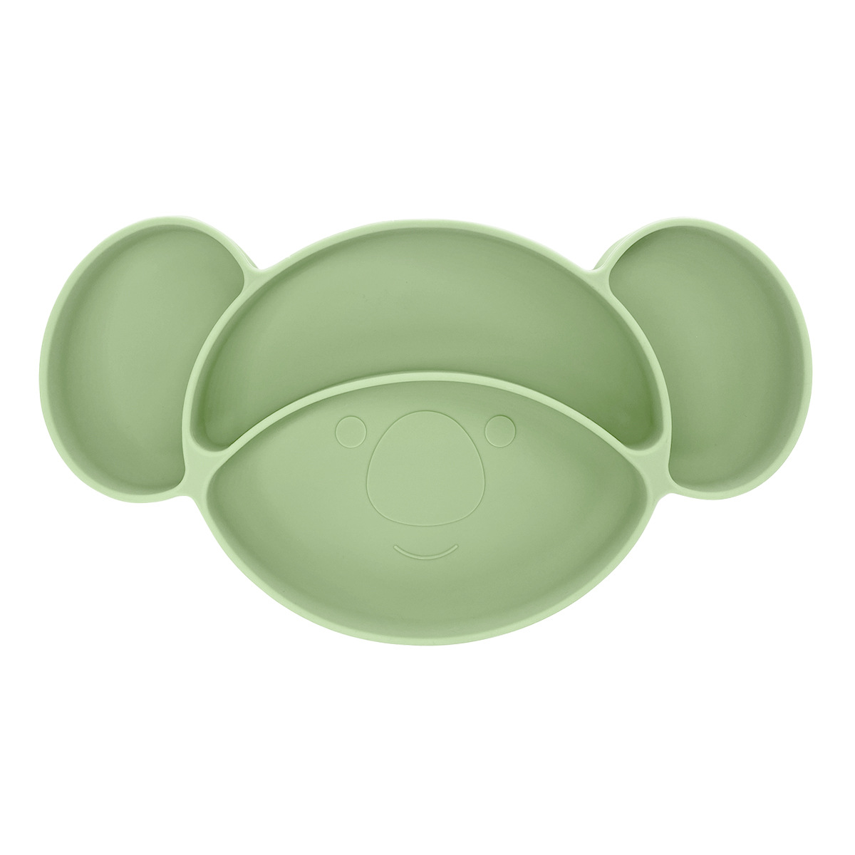 Nuevos productos transfronterizos para niños suplementarios de silicona platos de comedor cuchara de tenedor baudero ocho piezas conjuntos a prueba de caídas mangar suministros para madre y bebé