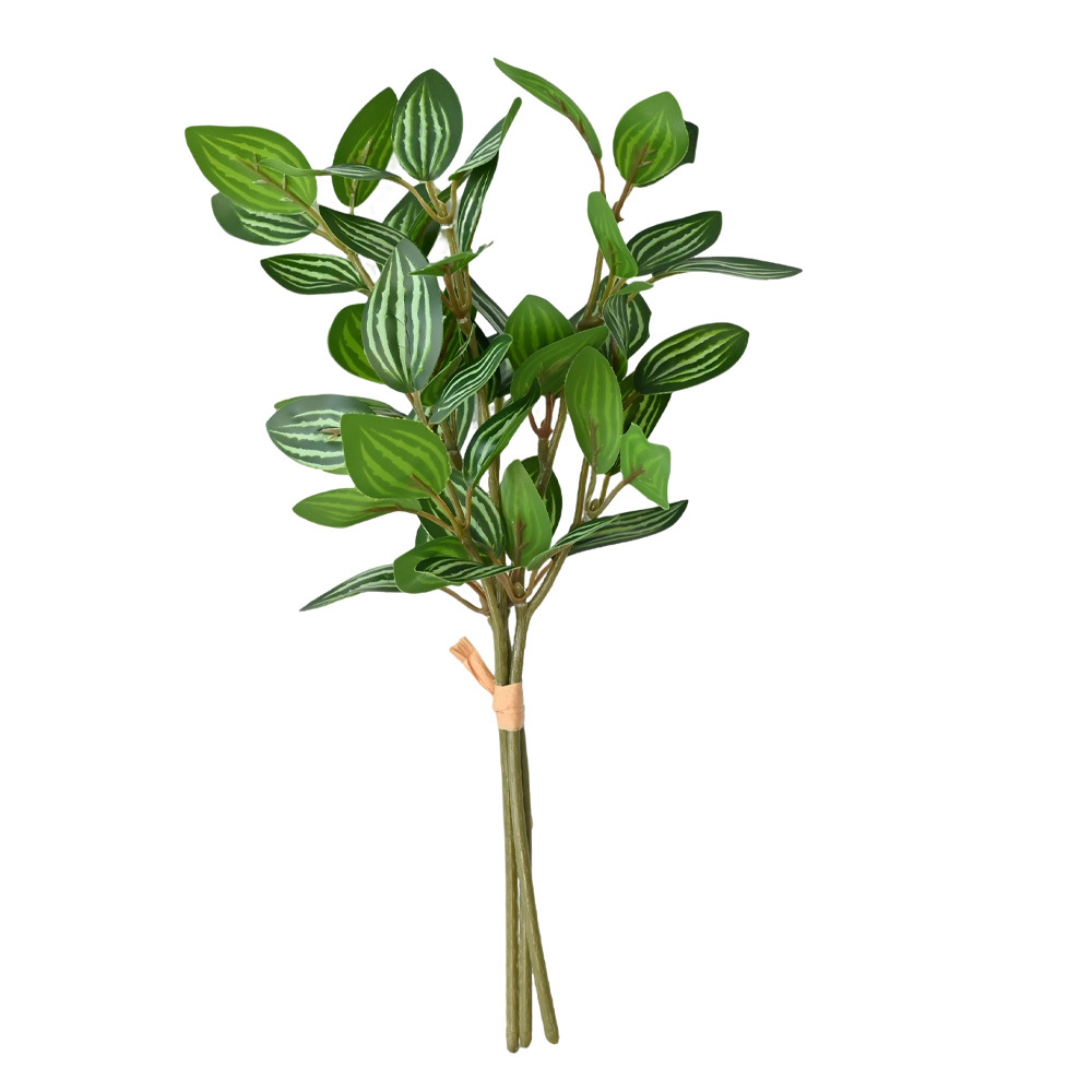 Hoja de Navidad bayas imitación verde fruta roja decoración del hogar árbol de Navidad decoración de mesa diy ramo de fiesta