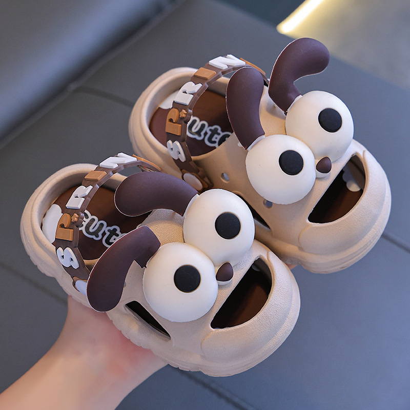 Cute Summer Clogs For Boys And Girls Non-Slip Kids Shoes Warehouse Kids Footwear For Bathing Cool Design Head Cover_voghion.com