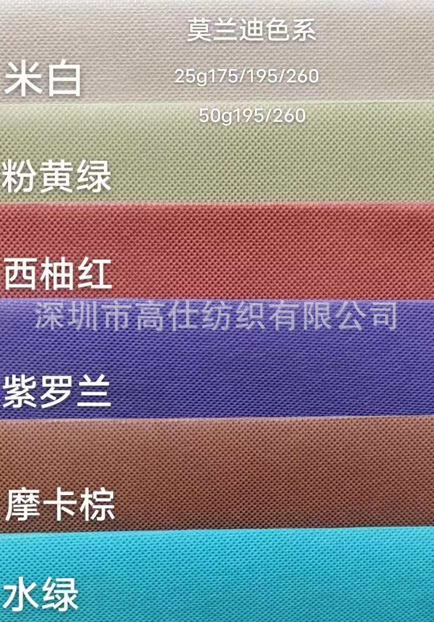 一次性口罩无纺布全新料无纺布卷175/195/260工厂现货免费拿样
