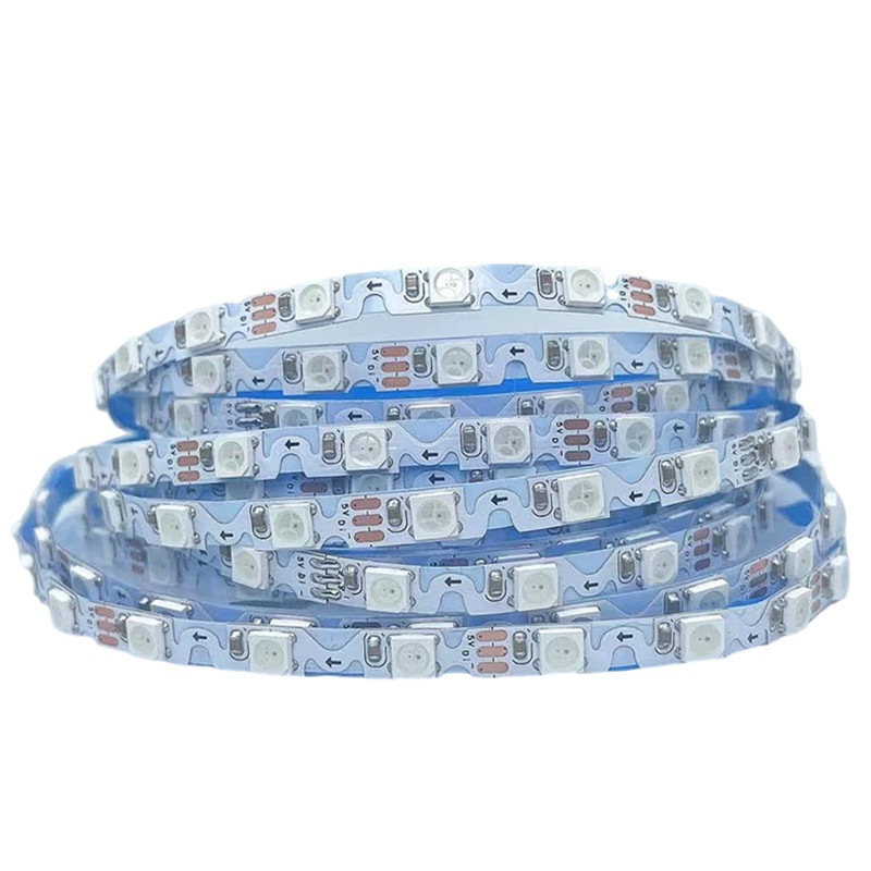 WS2812B lámpara de color deslizante con barra de lámpara de caballo 5050 colorido IC5V placa estrecha 5.5 ancho 90144 tipo de lámpara