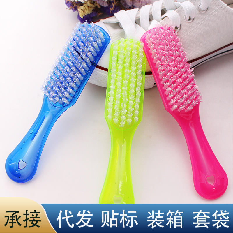 Household plastic cleaning brush shoes sweater brush clothes brush laundry brush multi-sided shoe brush wholesale color variety