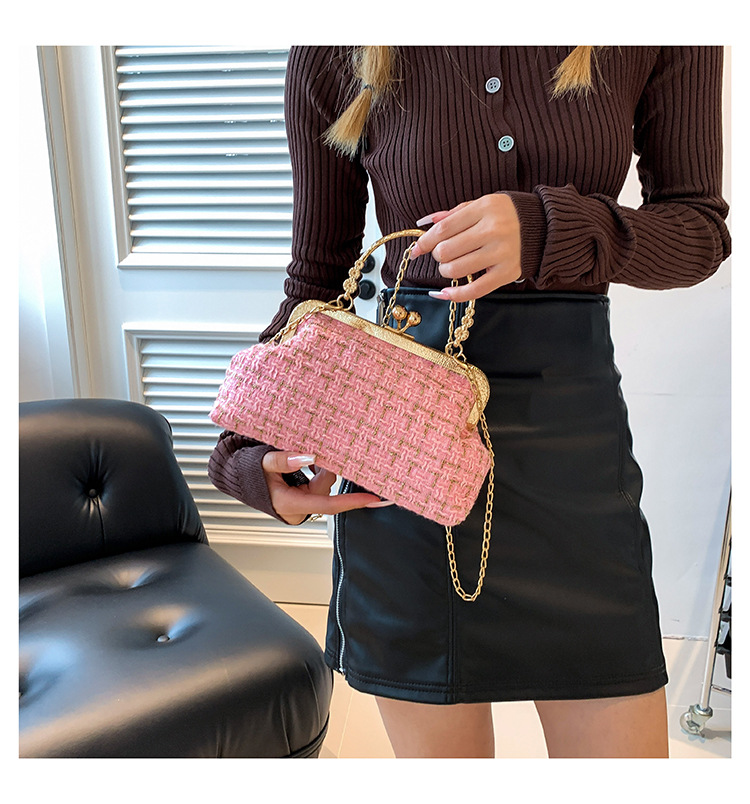Fashion Chain Bag Autumn New Trend Simple Shoulder Bag Shell Bag Casual Crossbody Bag Women's Bag_voghion.com