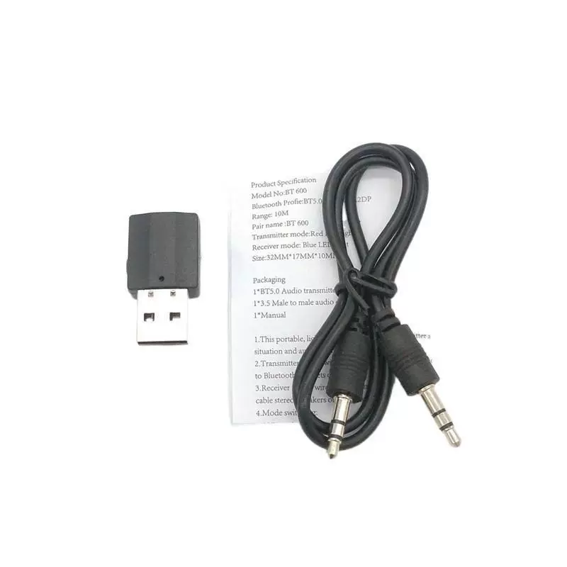 BT600 Bluetooth transmitter two -in -one computer TV multimedia audio emission Bluetooth receiver