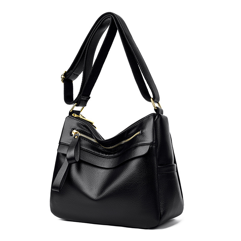 Cross-border New Large Capacity Women's Shoulder Bag, Korean Style Casual Versatile PU Crossbody Bag for Work and Commuting - Thumbnail 2
