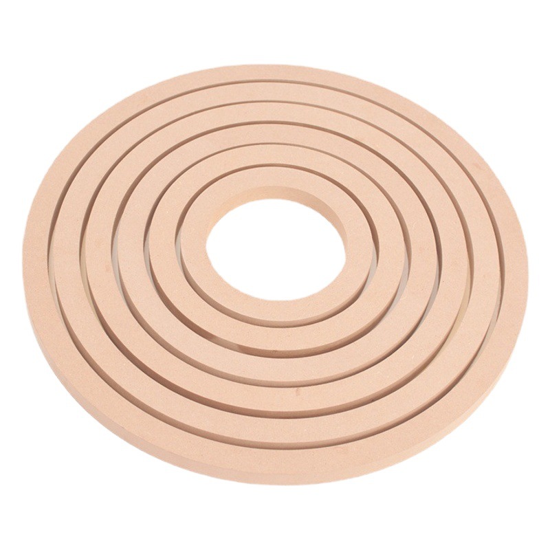 Marco de imagen de arcilla redonda DIY hecho a mano para niños Marco de imagen de arcilla coloreada hecho a mano Imagen de empalme de pulpa de arcilla ligera Marco de imagen de madera