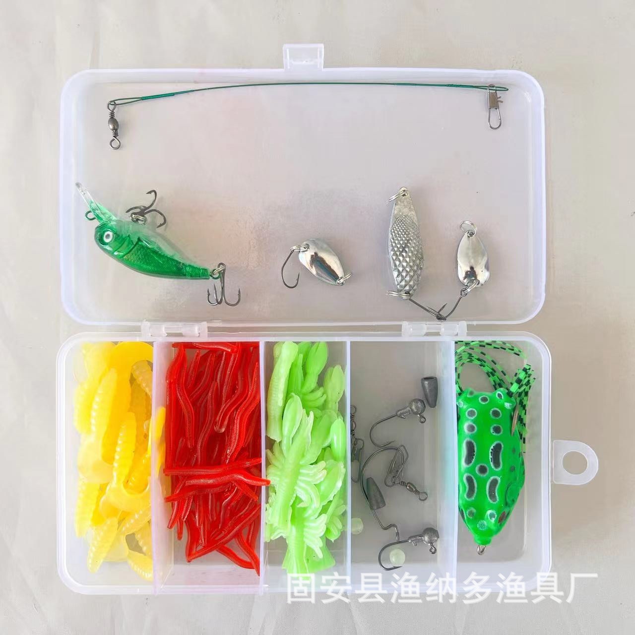 Luya cebo falso rodando cola de cebo suave rodando cola gusanos cabeza de plomo gancho de cebo combinación gusano suave Luya cebo traje de pescado mandarín bajo boca