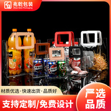 现货pvc伴手礼品袋开业喜糖生日打包袋高档皮革手提透明塑料袋厚