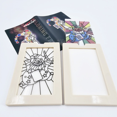 G0588 clown Color cards Photo frame poker Prophecy KingMagic Close-up Magic prop children perform Toys